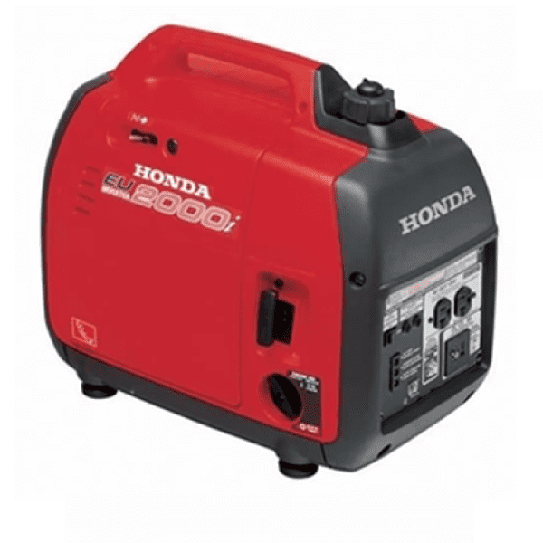 Red Honda EU2000i portable inverter generator