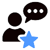 Featured user comment icon