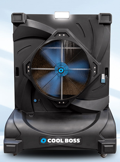 Black Cool Boss portable evaporative cooler
